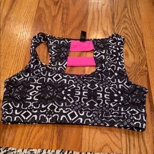 Sports bra latter back 90 degree
